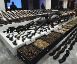 Según el Comando Conjunto, este arsenal de guerra fue localizado durante los operativos antisubversivos que se desarrollaron entre el 19 y 22 de este mes de abril