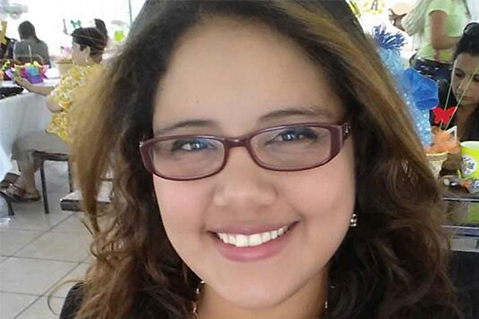 La víctima fue identificada como <b>Claudia Mariela</b> Sánchez Carías de 22 años. - estudiante