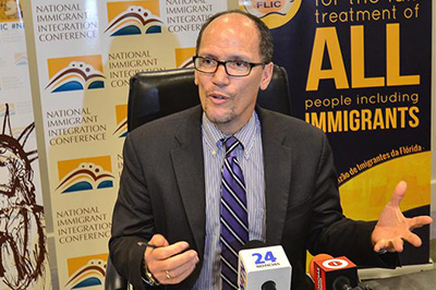 El secretario de Trabajo, Thomas Perez, en el marco de la sexta Conferencia Nacional de Integración e Inmigración (NIIC) de Miami, afirmó que para ayudar a la economía estadounidense existe la necesidad de pasar la reforma migratoria.