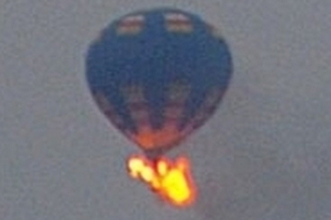 La aeronave participaba en el Mid-Atlantic Balloon Festival.