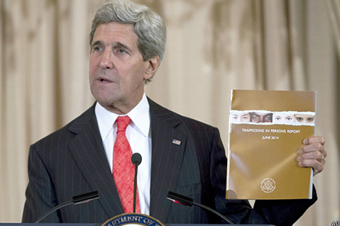 John Kerry, jefe del Departamento de Estado, deja mal parada a Venezuela, que podría ser objeto de sanciones.