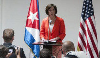 Hoy hemos dado nuevos pasos en nuestra nueva dirección", dijo a periodistas Roberta Jacobson, la máxima autoridad diplomática estadounidense para América Latina.