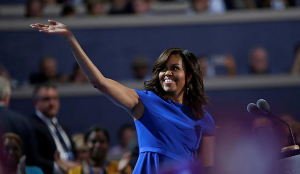 Michelle Obama y un discurso que recordarán varias generaciones Michelle Obama es ovacionada en Philadelphia. EFE