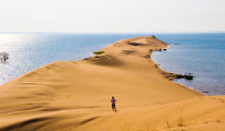 Dicen que cada año que las islas duna son cada vez más pequeñas y más pequeñas y finalmente, dentro de los próximos años desaparecerán completamente.