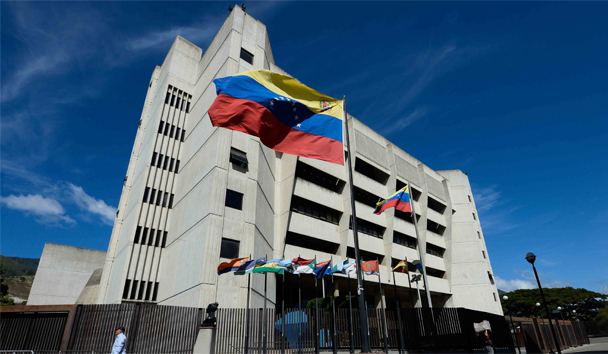 Edificio del Tribual Suprema de Justicia venezolano en Caracas. 