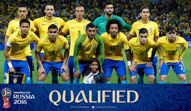Brasil es el primer país que se clasifica al Mundial, uniéndose a Rusia que ya estaba inscrito por su condición de sede.