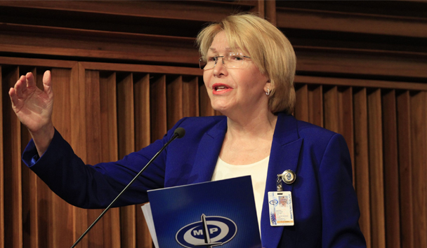 La fiscal general, Luisa María Ortega, se ha convertido en la voz disonante dentro del chavismo.
