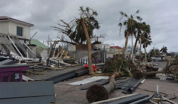 Los daños a la propiedad que ocasionó el huracán Irma en la Florida. Foto AP