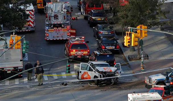 Al menos seis muertos y 11 heridos tras el atropello de Nueva York. REUTERS