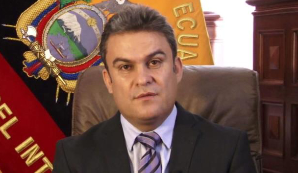 José Serrano, expresidente del Congreso de Ecuador, acusado de corrupción.
