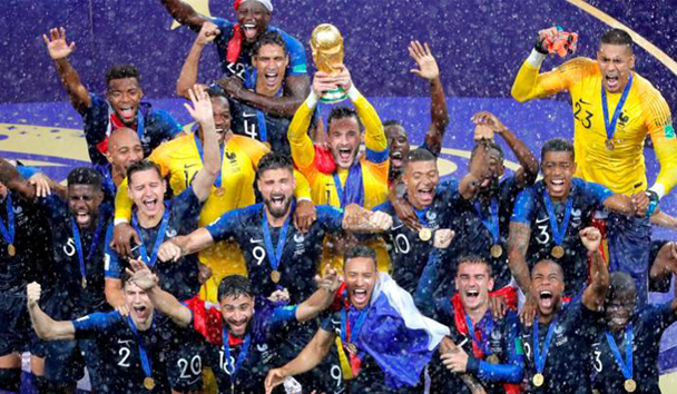 Francia vence 4-2 a Croacia y se corona campeón de la Copa del Mundo por segunda vez en su historia. Créditos: EFE.