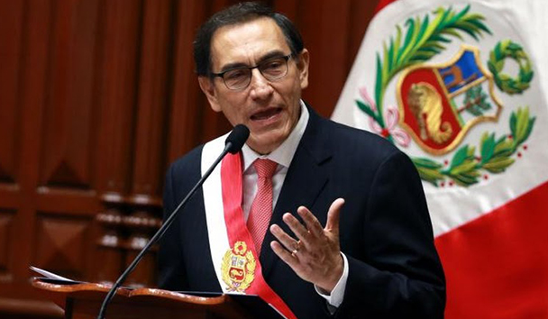 Vizcarra dijo que la realización del referendo, que planteó el 28 de julio, es clave para impulsar los cambios en el sistema judicial con el objetivo de eliminar la corrupción en Perú.